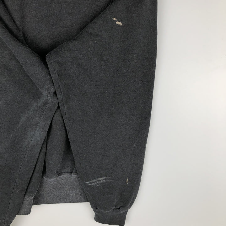 Vintage 1980'S Hanes Hard Rock Cafe Advertising Sweatshirt, Made in USA, Men's XL cotton black type Vintage Second Hand