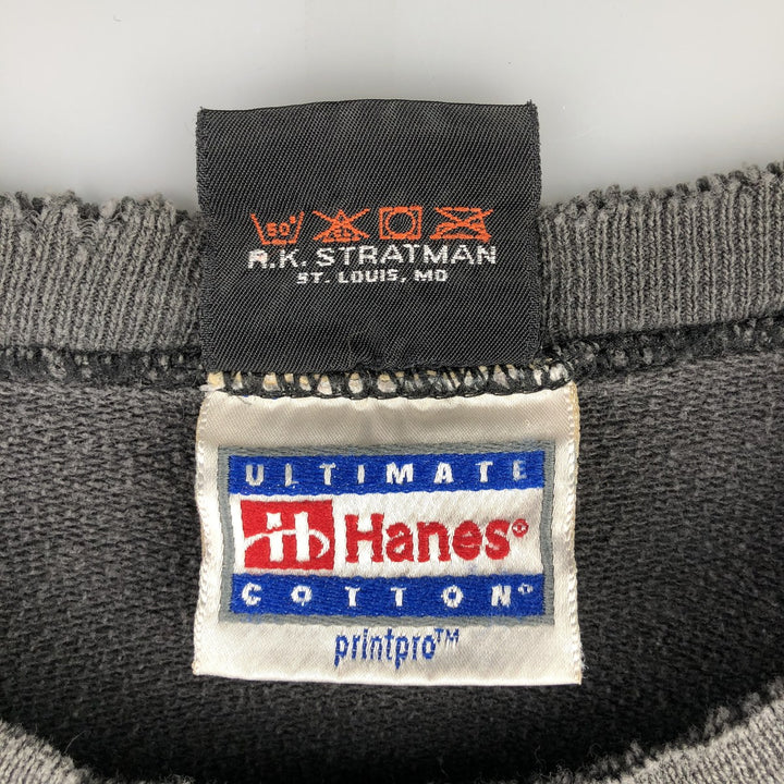 Vintage 90'S Harley-Davidson HANES Advertising Sweatshirt, Men's XL unclear Charcoal Vintage Second Hand