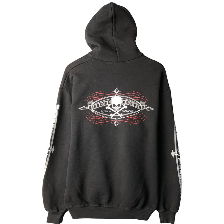 Lee Sweat Full Zip Hoodie Men's Size L cotton black type Vintage Second Hand