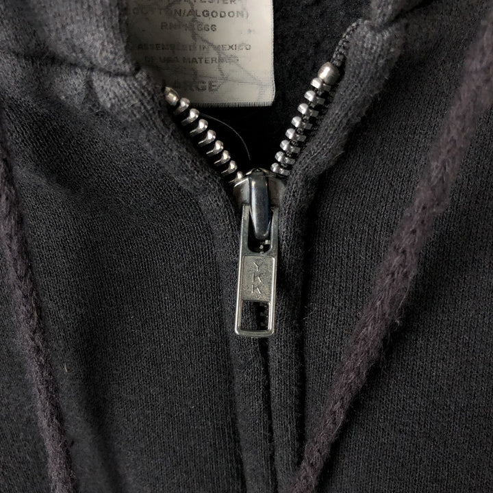 Lee Sweat Full Zip Hoodie Men's Size L cotton black type Vintage Second Hand