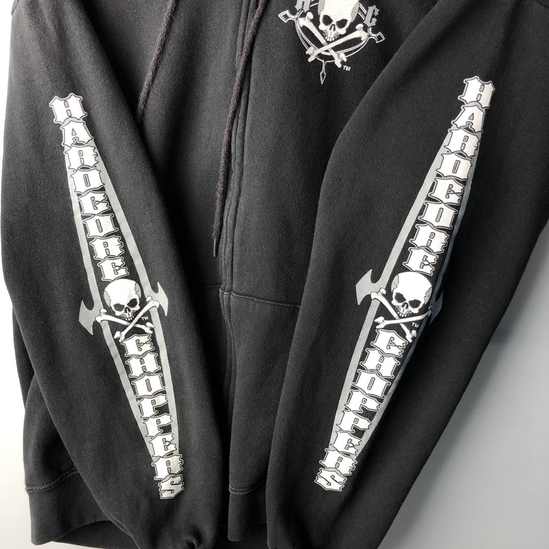 Lee Sweat Full Zip Hoodie Men's Size L cotton black type Vintage Second Hand