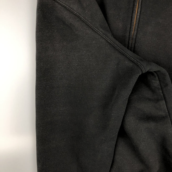 Carhartt Sweat Full Zip Hoodie Men's XL cotton black type Vintage Second Hand