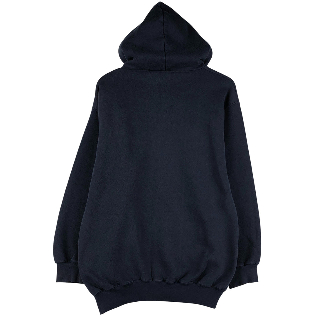 Vintage 90'S Pro Spirit full-zip sweatshirt hoodie, made in the USA, size L, men's cotton navy blue type Vintage Second Hand