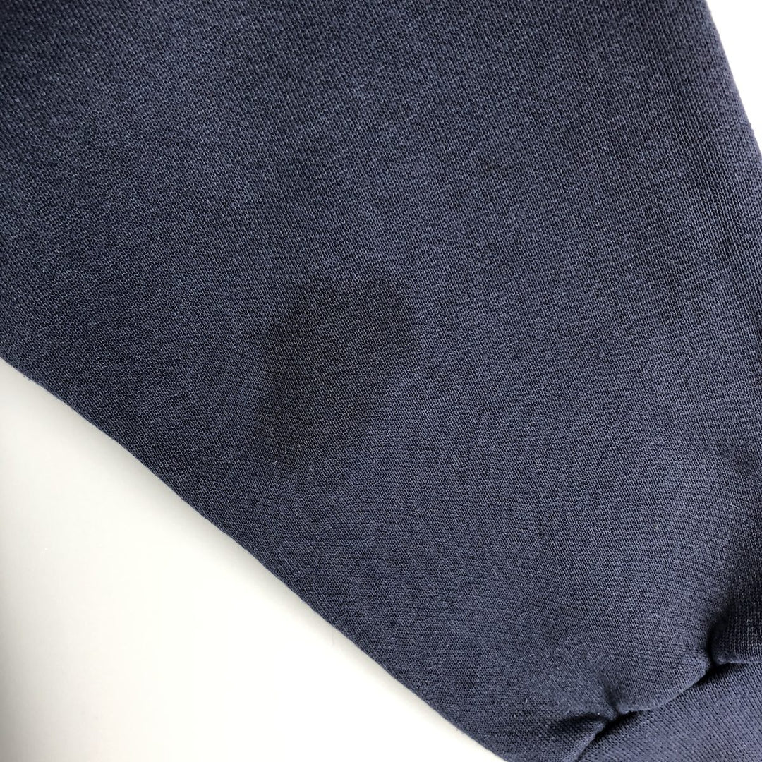 Vintage 90'S Pro Spirit full-zip sweatshirt hoodie, made in the USA, size L, men's cotton navy blue type Vintage Second Hand