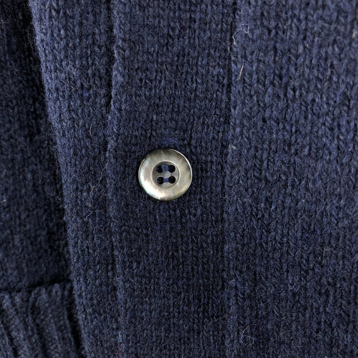 Puritan Aquamatic Wool Knit Cardigan, Men's XL, Vintage unclear navy blue type Vintage Second Hand