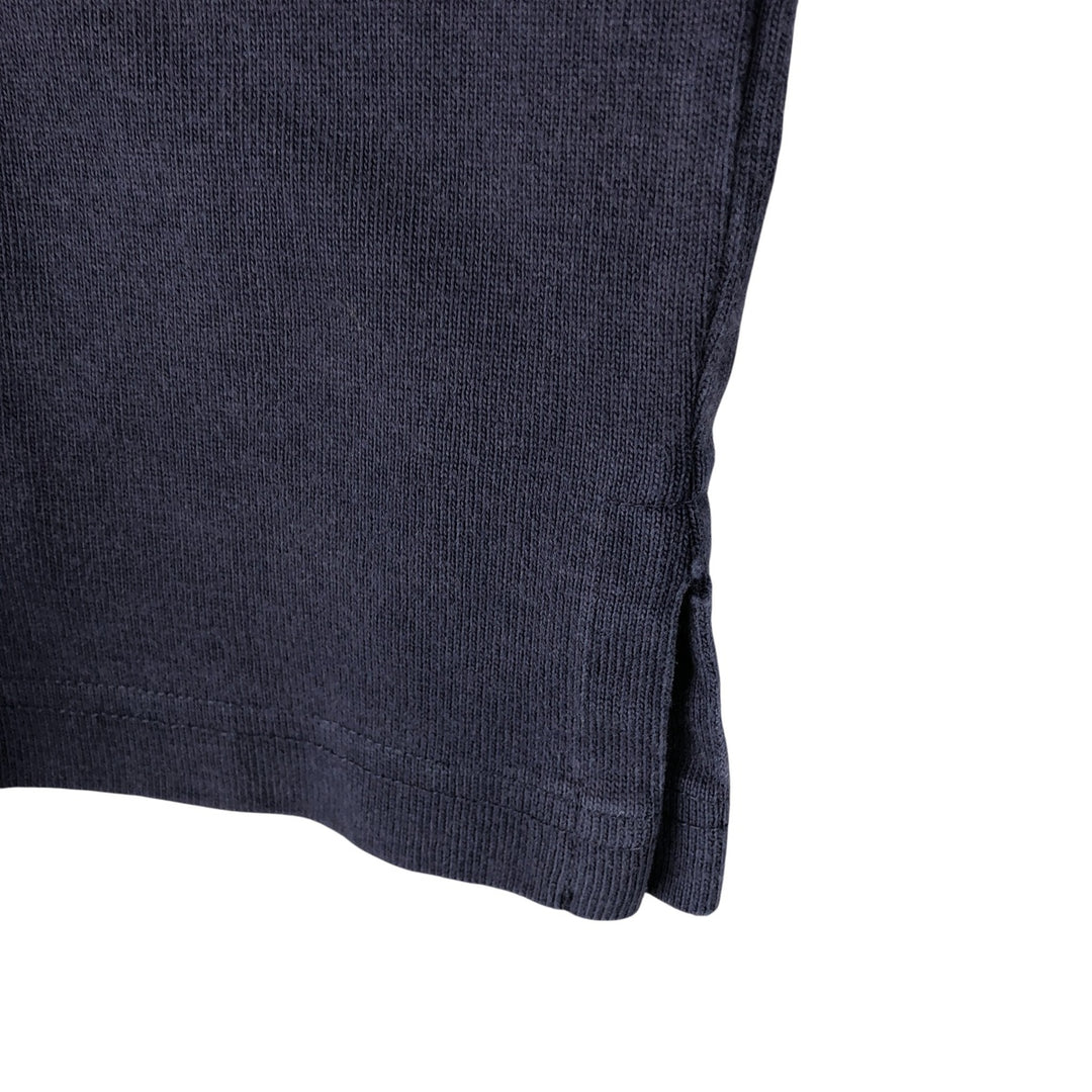 Ralph Lauren POLO by Ralph Lauren long sleeve rugby shirt, men's XL size cotton navy blue type Vintage Second Hand