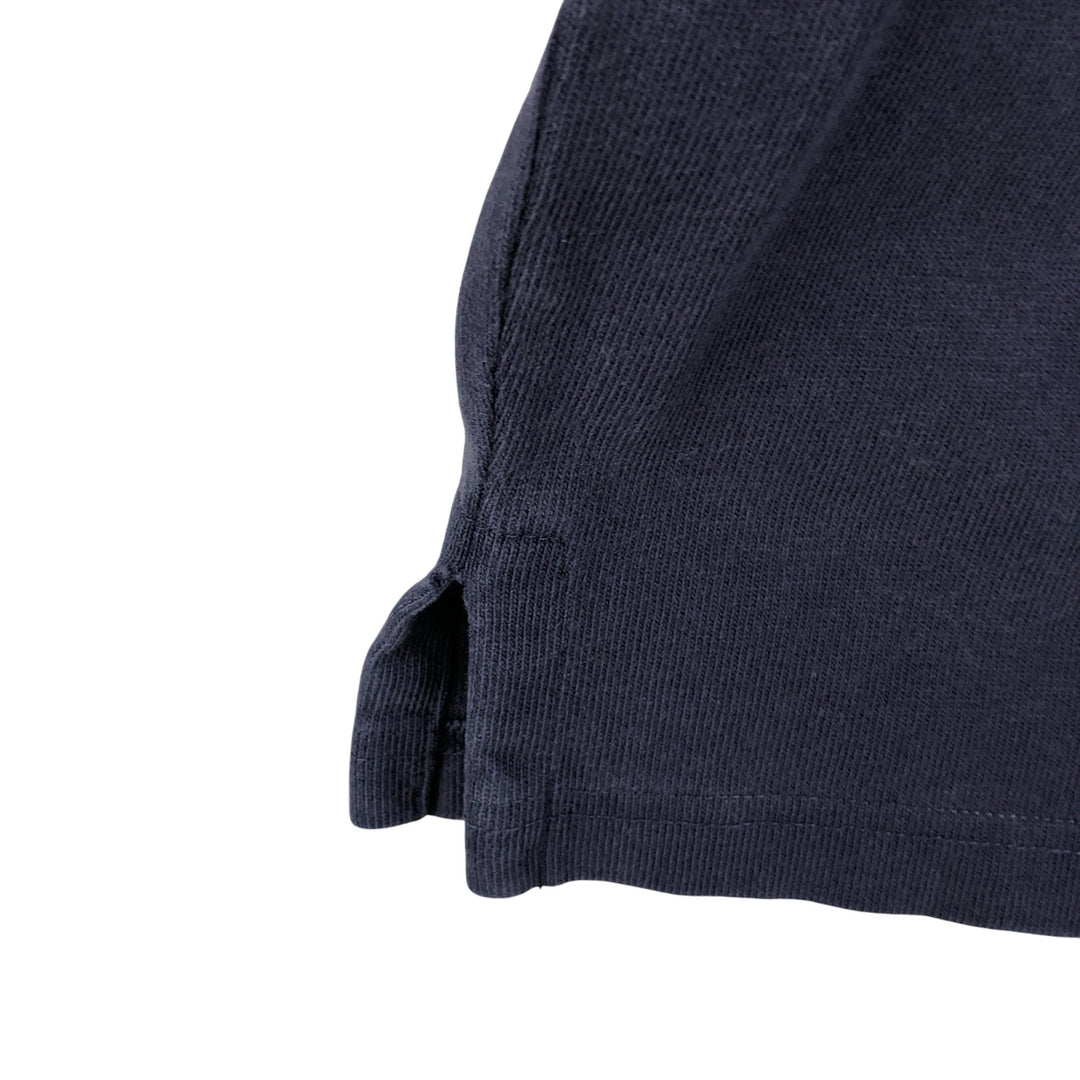Ralph Lauren POLO by Ralph Lauren long sleeve rugby shirt, men's XL size cotton navy blue type Vintage Second Hand