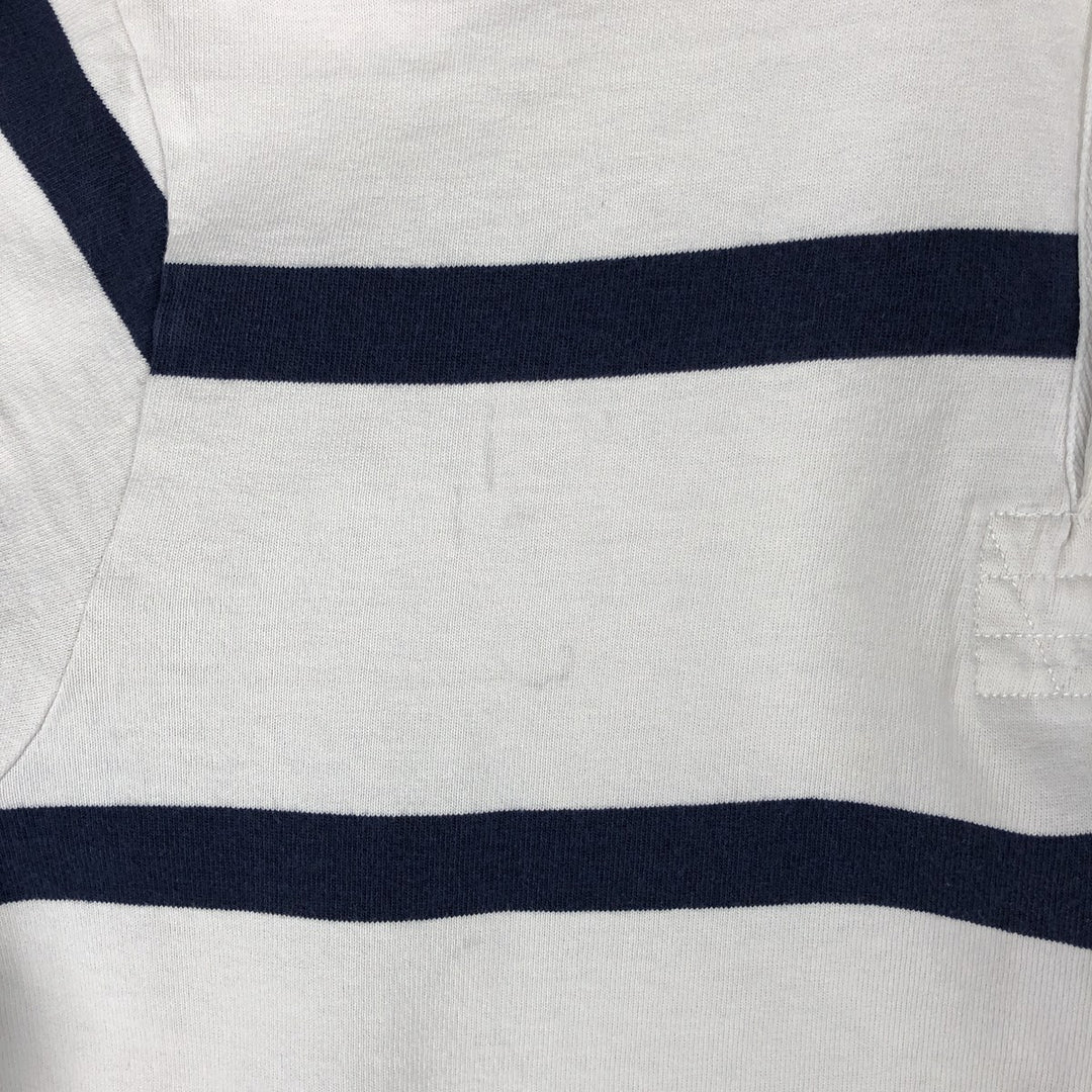 Ralph Lauren POLO by Ralph Lauren long sleeve rugby shirt, men's size L cotton white type Vintage Second Hand