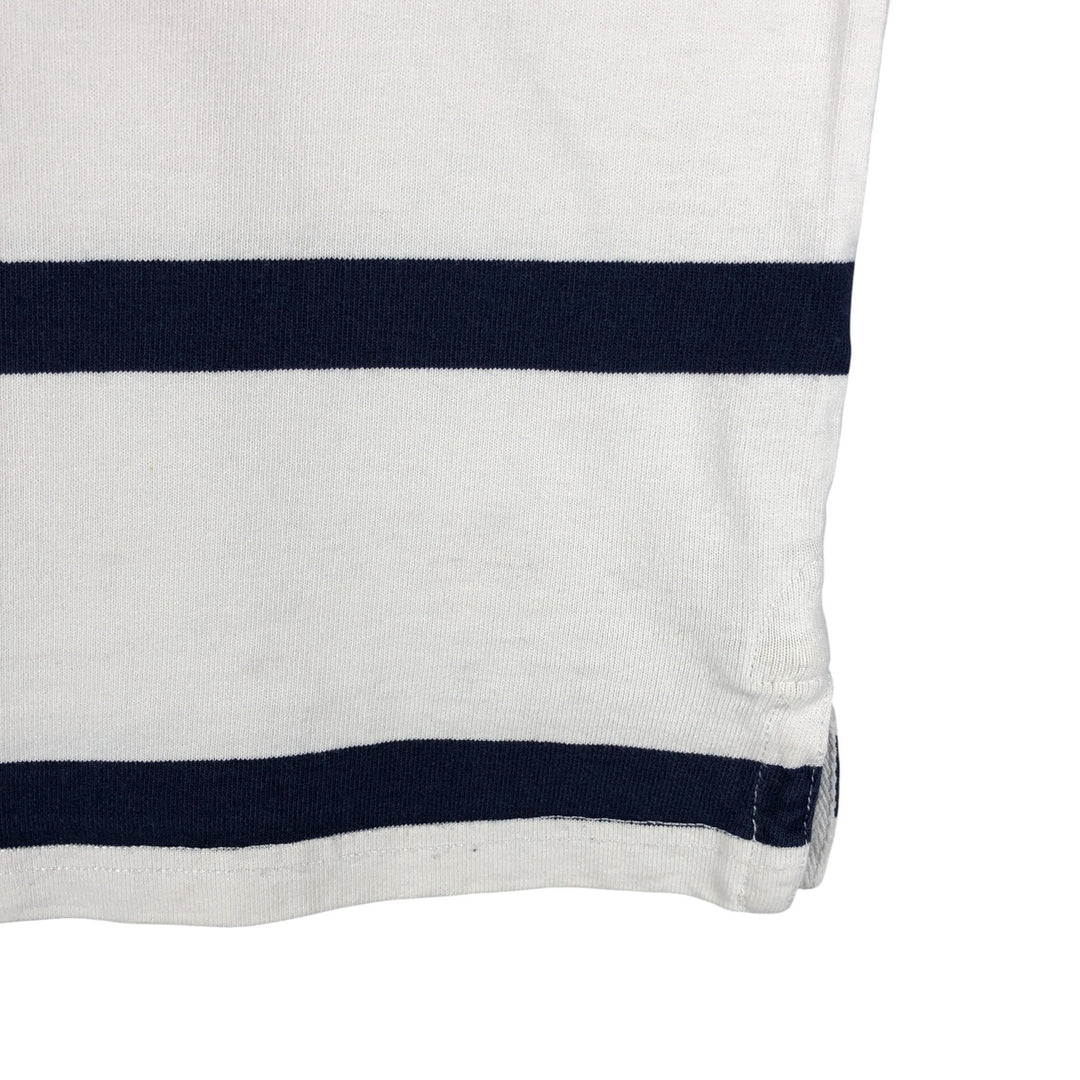 Ralph Lauren POLO by Ralph Lauren long sleeve rugby shirt, men's size L cotton white type Vintage Second Hand