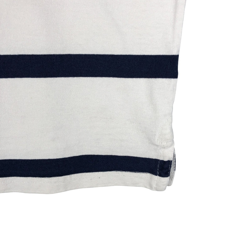 Ralph Lauren POLO by Ralph Lauren long sleeve rugby shirt, men's size L cotton white type Vintage Second Hand