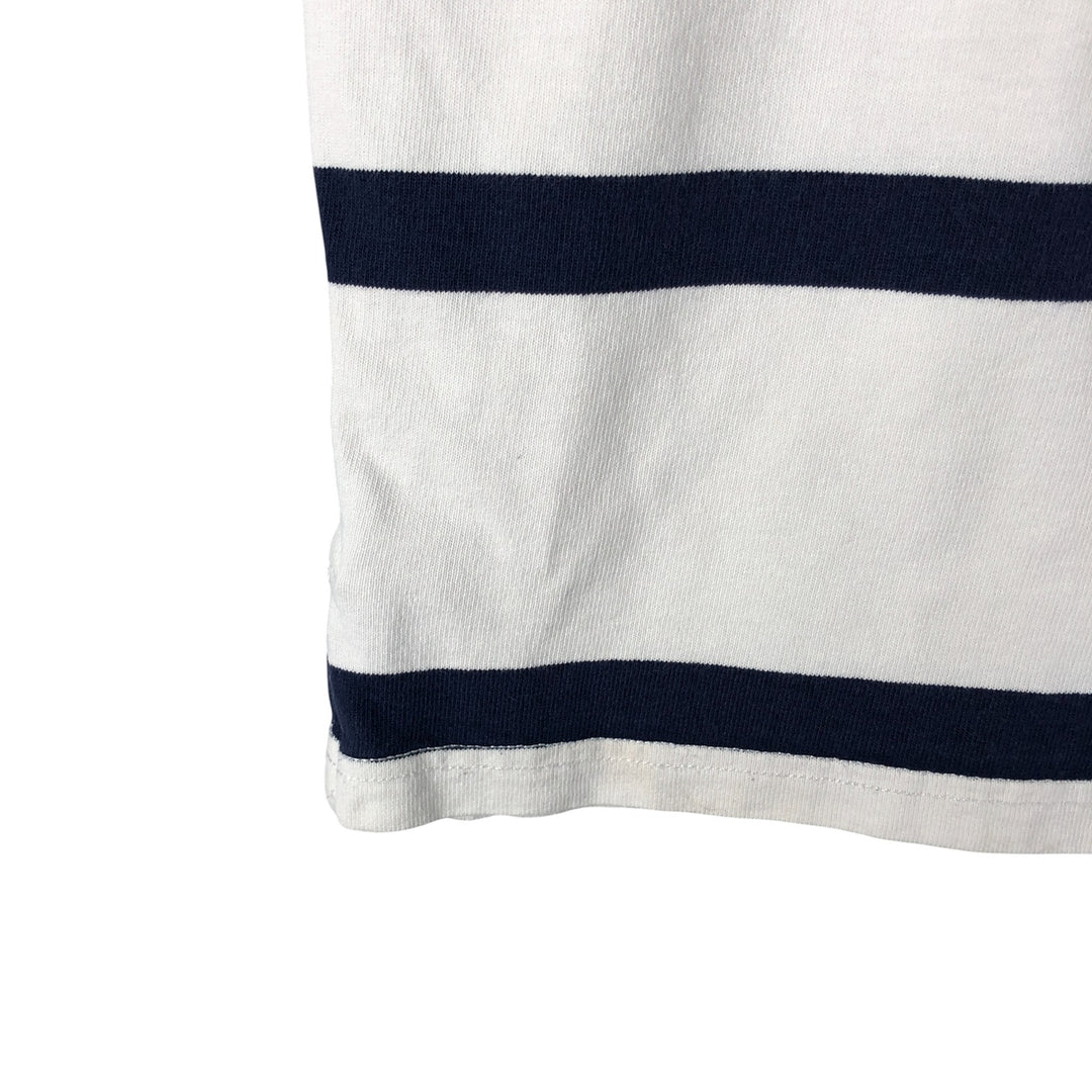 Ralph Lauren POLO by Ralph Lauren long sleeve rugby shirt, men's size L cotton white type Vintage Second Hand