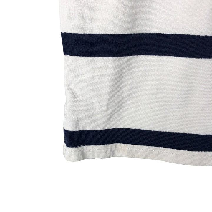 Ralph Lauren POLO by Ralph Lauren long sleeve rugby shirt, men's size L cotton white type Vintage Second Hand