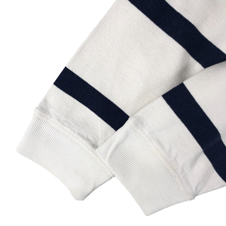 Ralph Lauren POLO by Ralph Lauren long sleeve rugby shirt, men's size L cotton white type Vintage Second Hand
