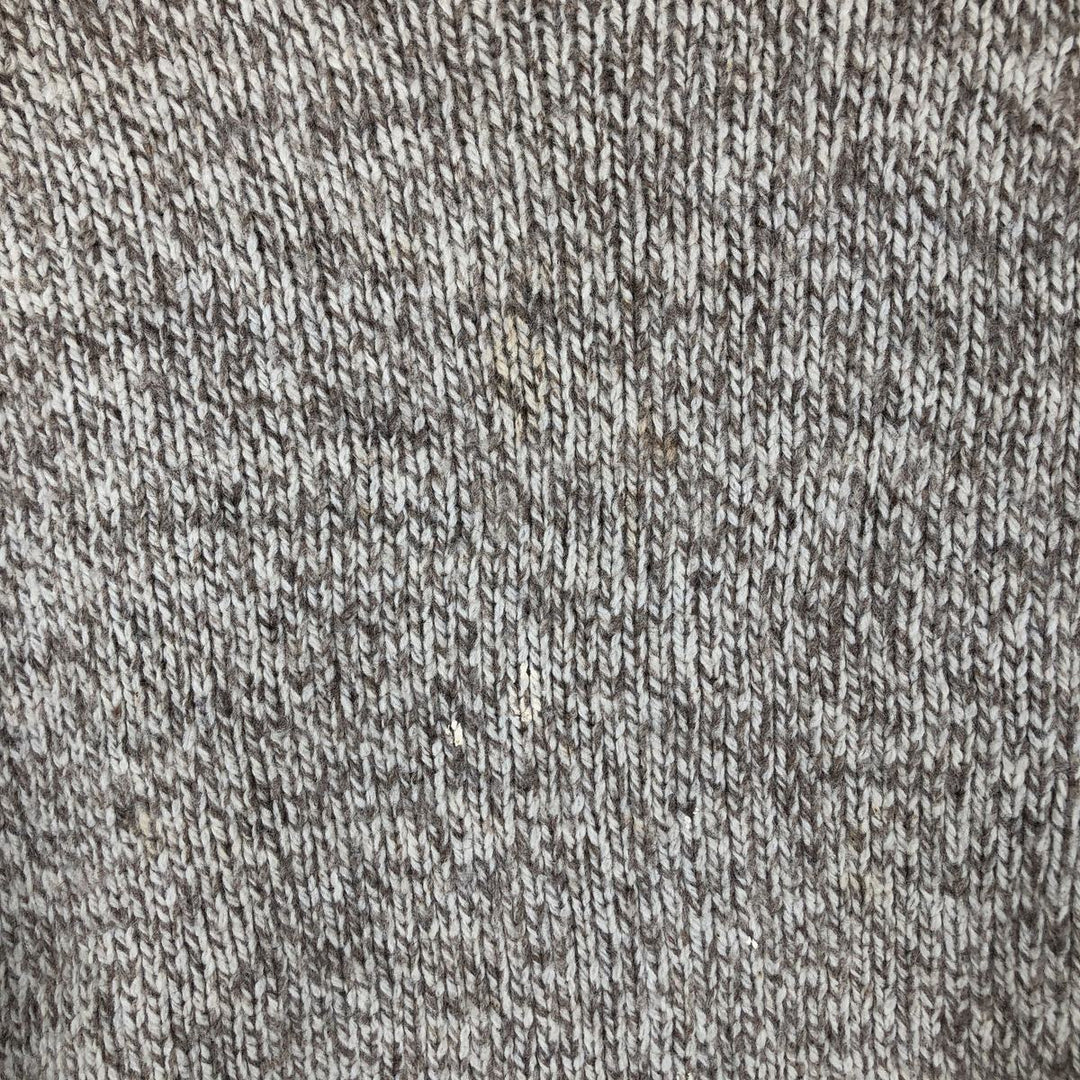 Vintage 1980'S LLBean lambswool knit sweater, size M, men's unclear Beige type Vintage Second Hand