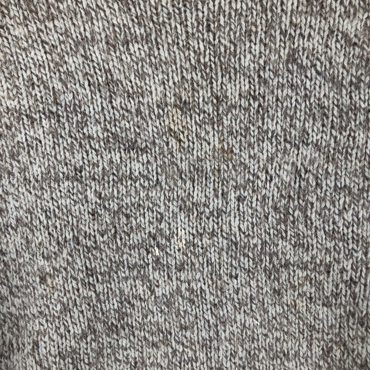 Vintage 1980'S LLBean lambswool knit sweater, size M, men's unclear Beige type Vintage Second Hand