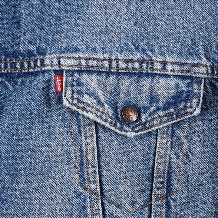 Vintage 80s-90'S Levi's denim jacket, made in the USA, men's size XL unclear blue type Vintage Second Hand