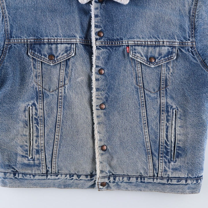 Vintage 80s-90'S Levi's denim jacket, made in the USA, men's size XL unclear blue type Vintage Second Hand