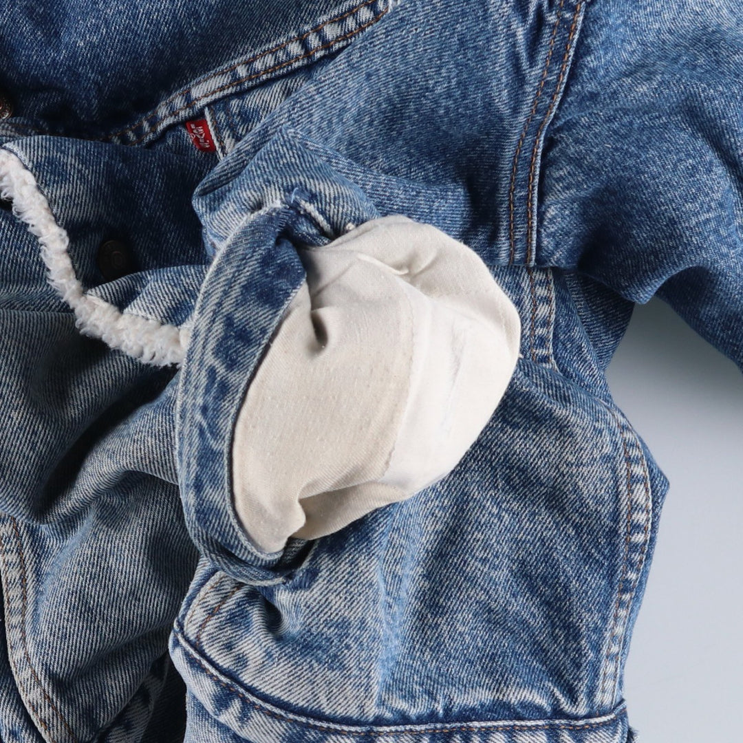 Vintage 80s-90'S Levi's denim jacket, made in the USA, men's size XL unclear blue type Vintage Second Hand