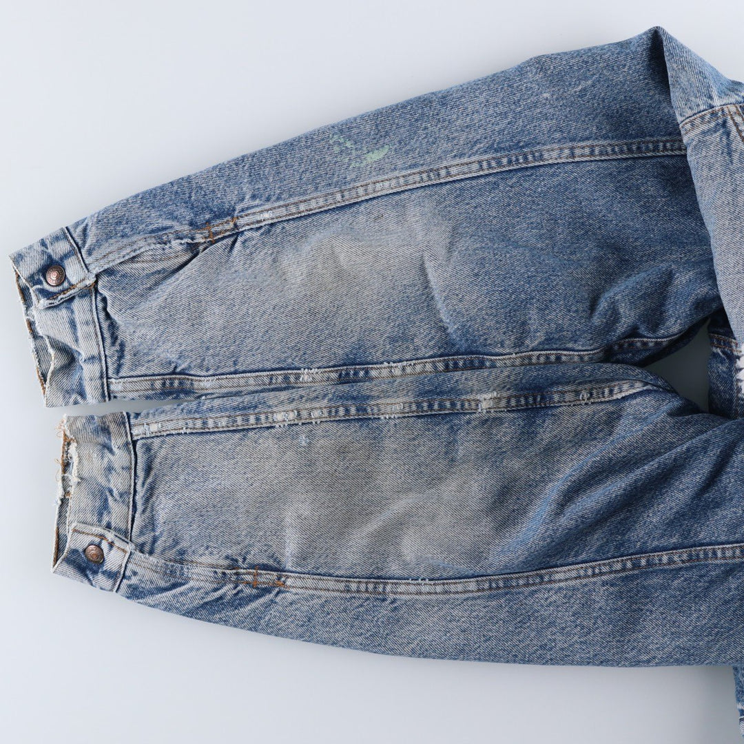 Vintage 80s-90'S Levi's denim jacket, made in the USA, men's size XL unclear blue type Vintage Second Hand