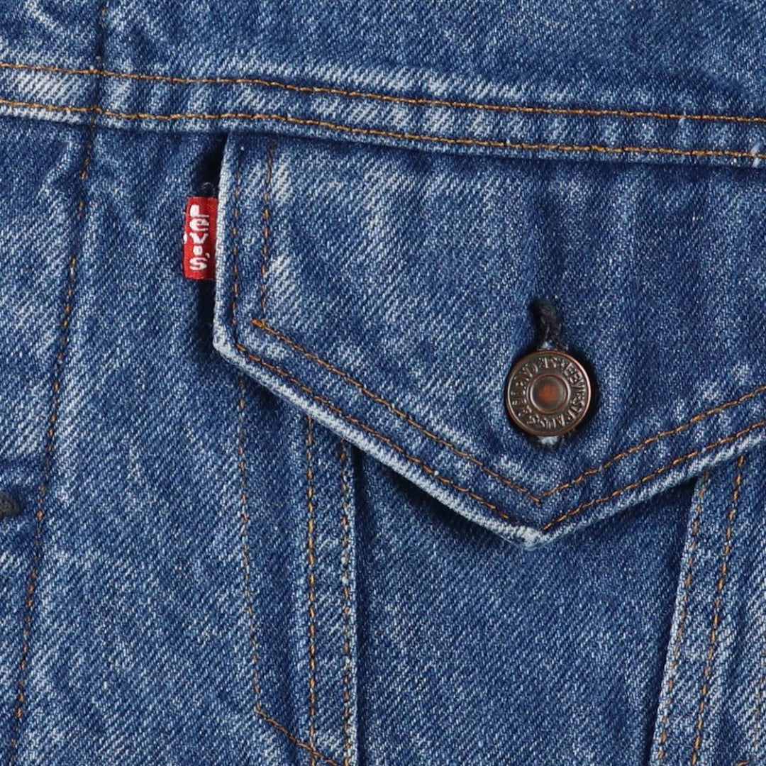 Vintage 1980'S Levi's 71506-0314 denim jacket, made in the USA, size XL. unclear blue type Vintage Second Hand