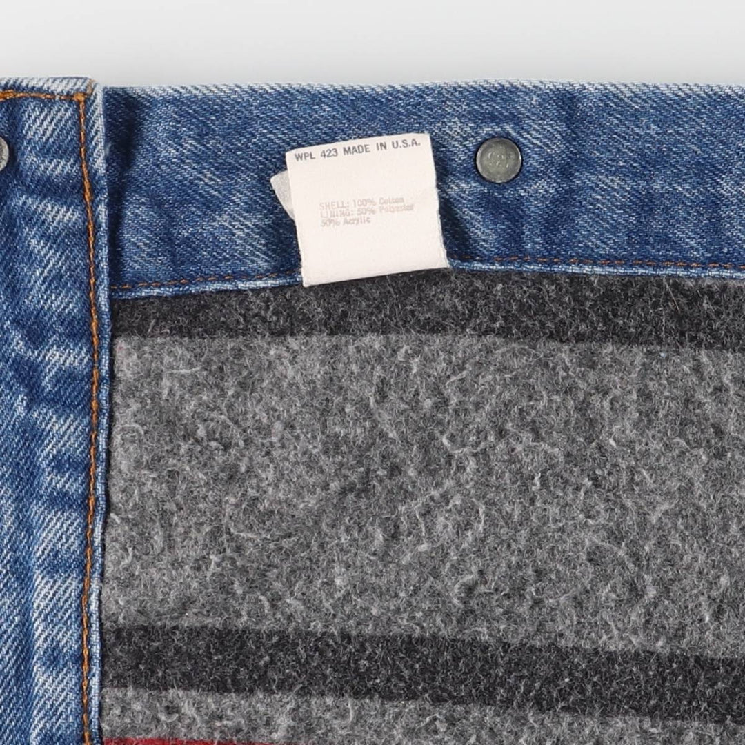 Vintage 1980'S Levi's 71506-0314 denim jacket, made in the USA, size XL. unclear blue type Vintage Second Hand