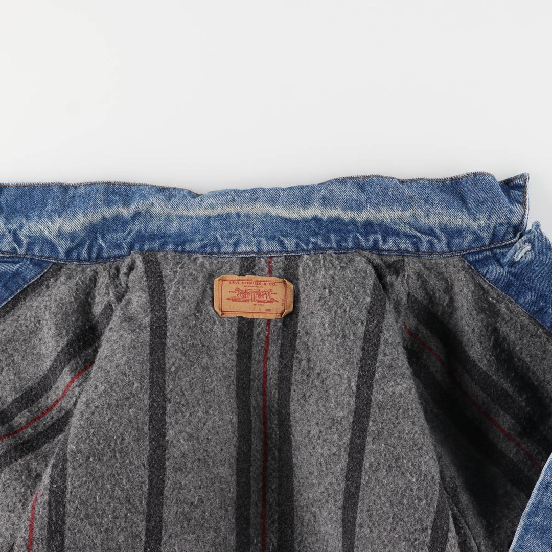 Vintage 1980'S Levi's 71506-0314 denim jacket, made in the USA, size XL. unclear blue type Vintage Second Hand