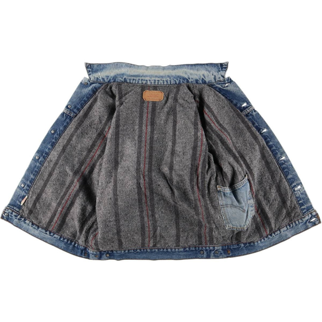 90'S Levi's 71506-0316 denim jacket, made in the USA, men's size M, vintage cotton blue type Vintage Second Hand