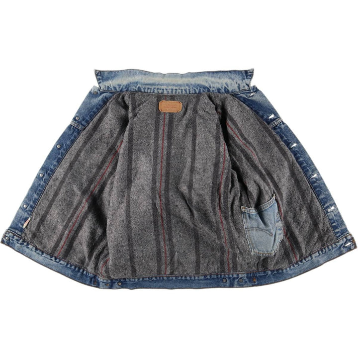 90'S Levi's 71506-0316 denim jacket, made in the USA, men's size M, vintage cotton blue type Vintage Second Hand