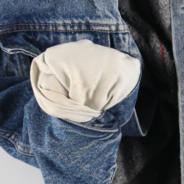 90'S Levi's 71506-0316 denim jacket, made in the USA, men's size M, vintage cotton blue type Vintage Second Hand