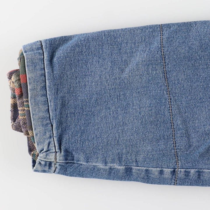 90'S Guess denim jacket, made in Canada, men's size XL, vintage cotton blue type Vintage Second Hand