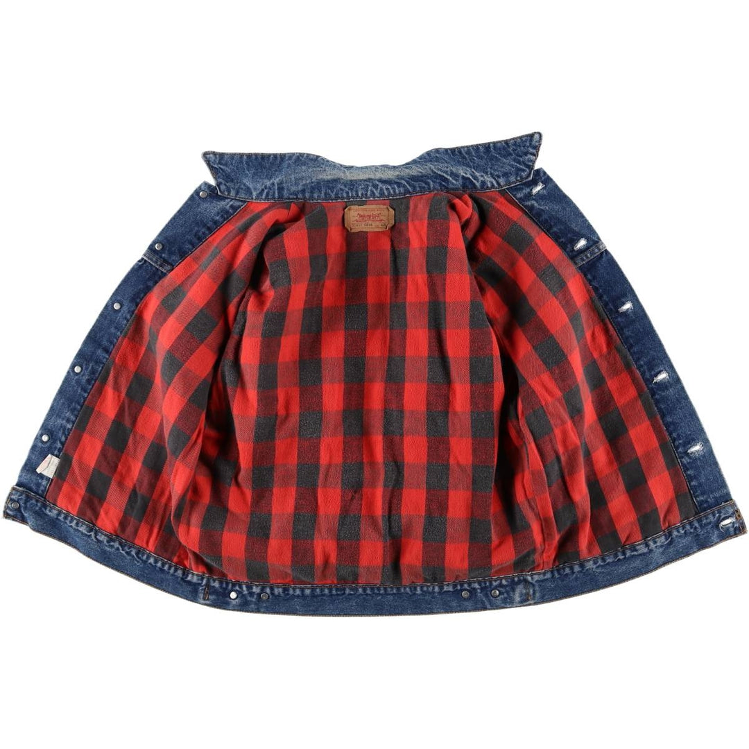 Vintage 80s-90'S Levi's 71411-0816 denim jacket, made in the USA, size M. cotton blue type Vintage Second Hand