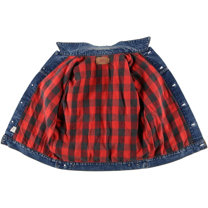 Vintage 80s-90'S Levi's 71411-0816 denim jacket, made in the USA, size M. cotton blue type Vintage Second Hand