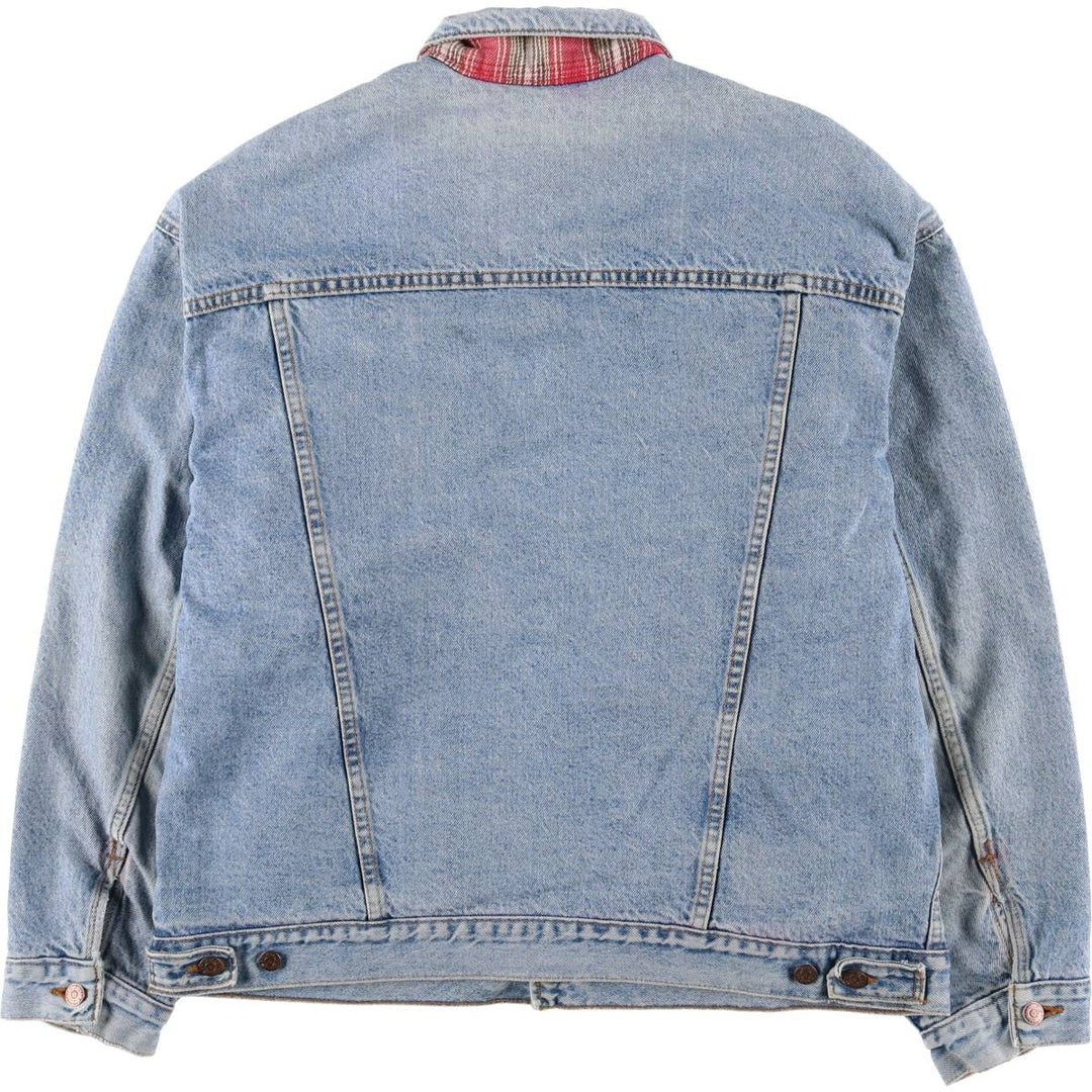 90'S Levi's 57696-0790 denim jacket, made in the USA, men's size XL, vintage cotton blue type Vintage Second Hand