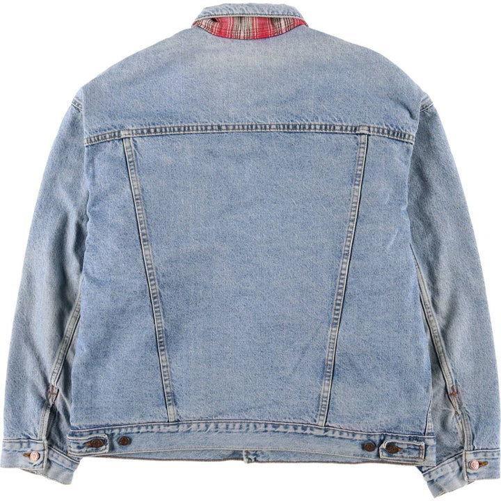 90'S Levi's 57696-0790 denim jacket, made in the USA, men's size XL, vintage cotton blue type Vintage Second Hand