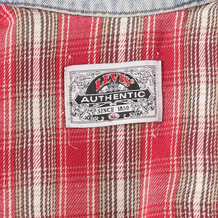 90'S Levi's 57696-0790 denim jacket, made in the USA, men's size XL, vintage cotton blue type Vintage Second Hand