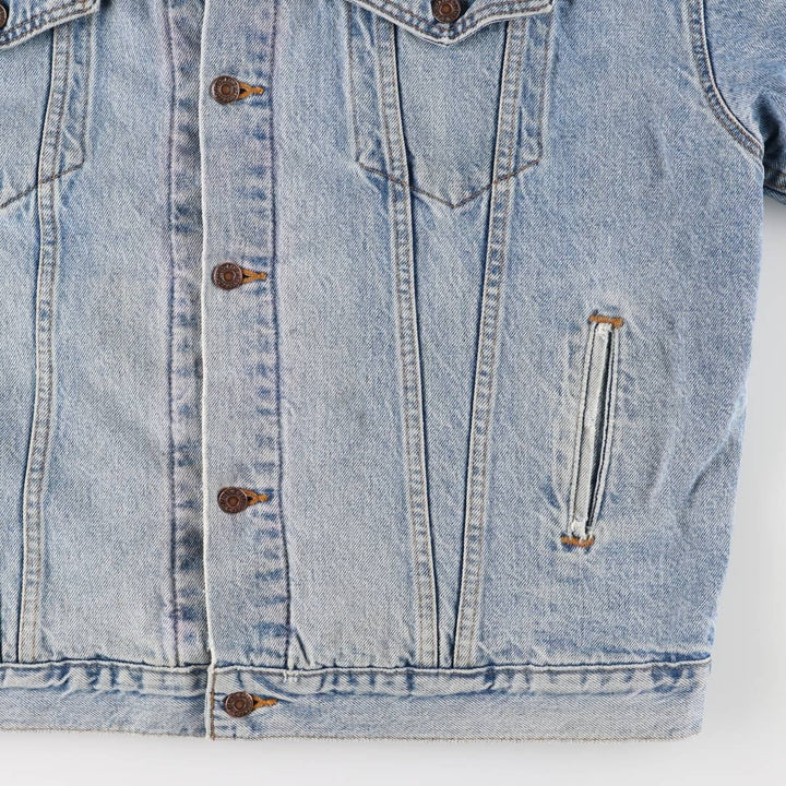 90'S Levi's 57696-0790 denim jacket, made in the USA, men's size XL, vintage cotton blue type Vintage Second Hand