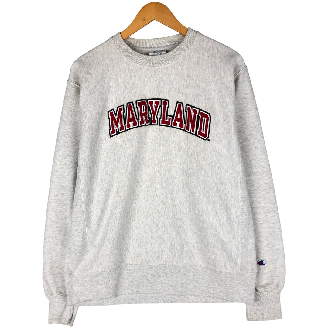 Champion REVERSE WEAVE Reverse Weave College Sweatshirt Trainer Men's M size cotton gray type Vintage Second Hand