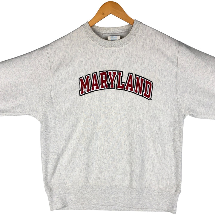 Champion REVERSE WEAVE Reverse Weave College Sweatshirt Trainer Men's M size cotton gray type Vintage Second Hand