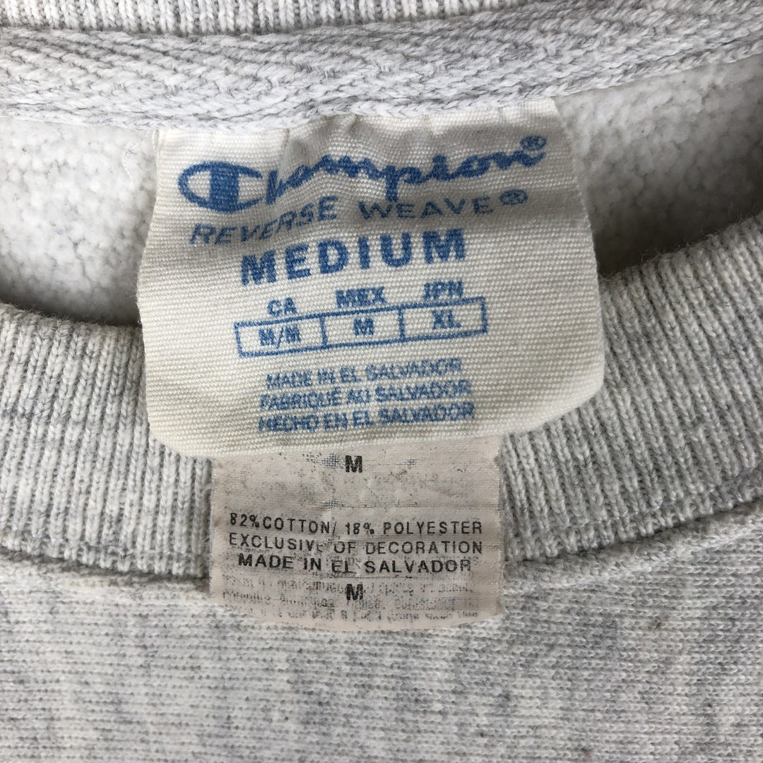 Champion REVERSE WEAVE Reverse Weave College Sweatshirt Trainer Men's M size cotton gray type Vintage Second Hand