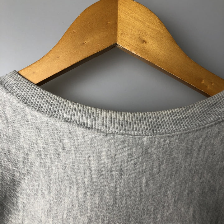 Champion REVERSE WEAVE Reverse Weave Printed Sweatshirt Trainer Men's M size unclear gray type Vintage Second Hand