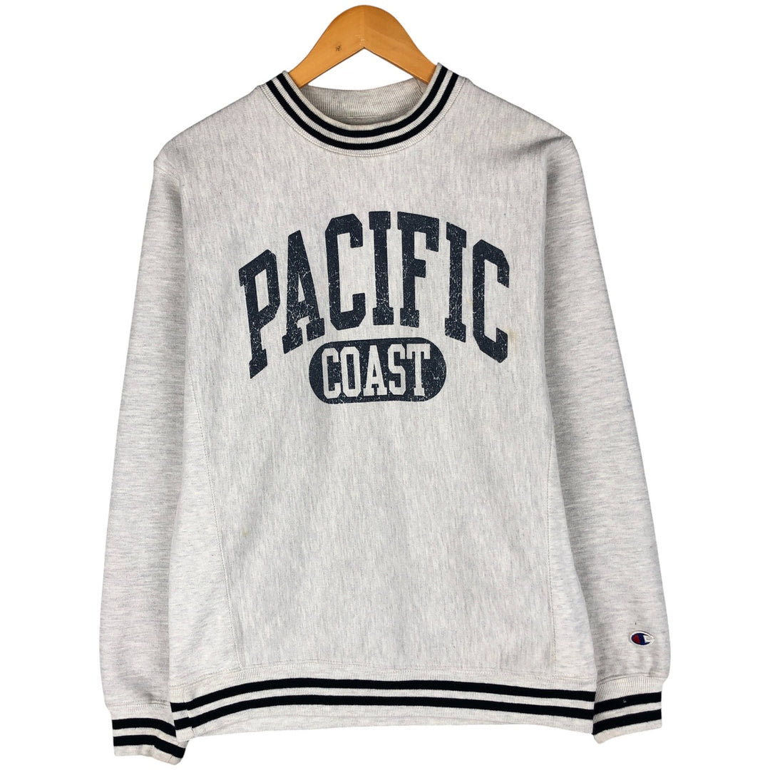 Champion REVERSE WEAVE Reverse Weave Print Sweatshirt, Men's Size Small cotton gray type Vintage Second Hand