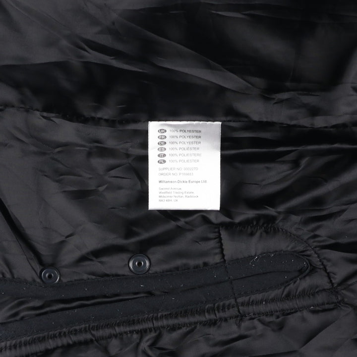 Dickies Quilted Vest, Men's XL polyester black type Vintage Second Hand