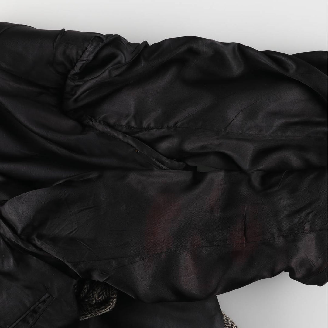 Vintage Harris Tweed herringbone wool tailored jacket from the 1980'S to 1990s, made in the USA, size M. wool gray type Vintage Second Hand