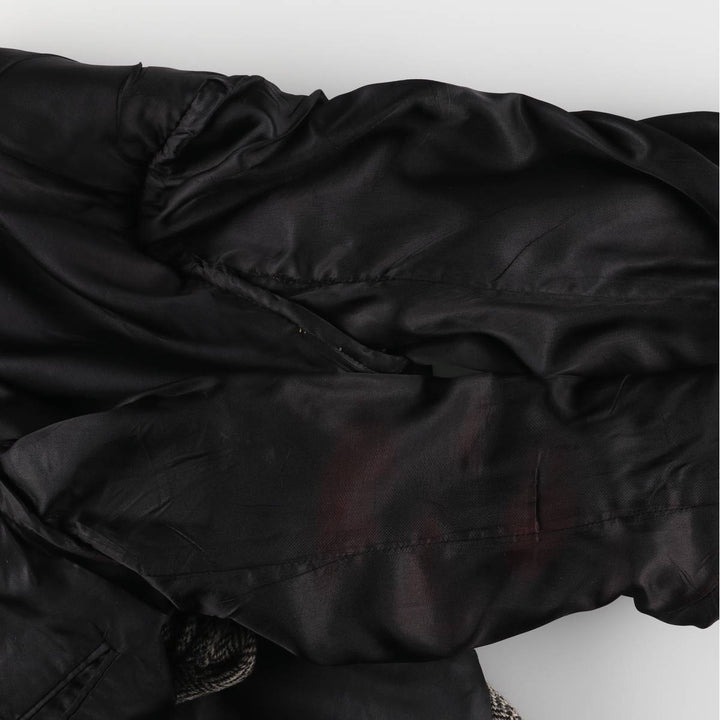 Vintage Harris Tweed herringbone wool tailored jacket from the 1980'S to 1990s, made in the USA, size M. wool gray type Vintage Second Hand