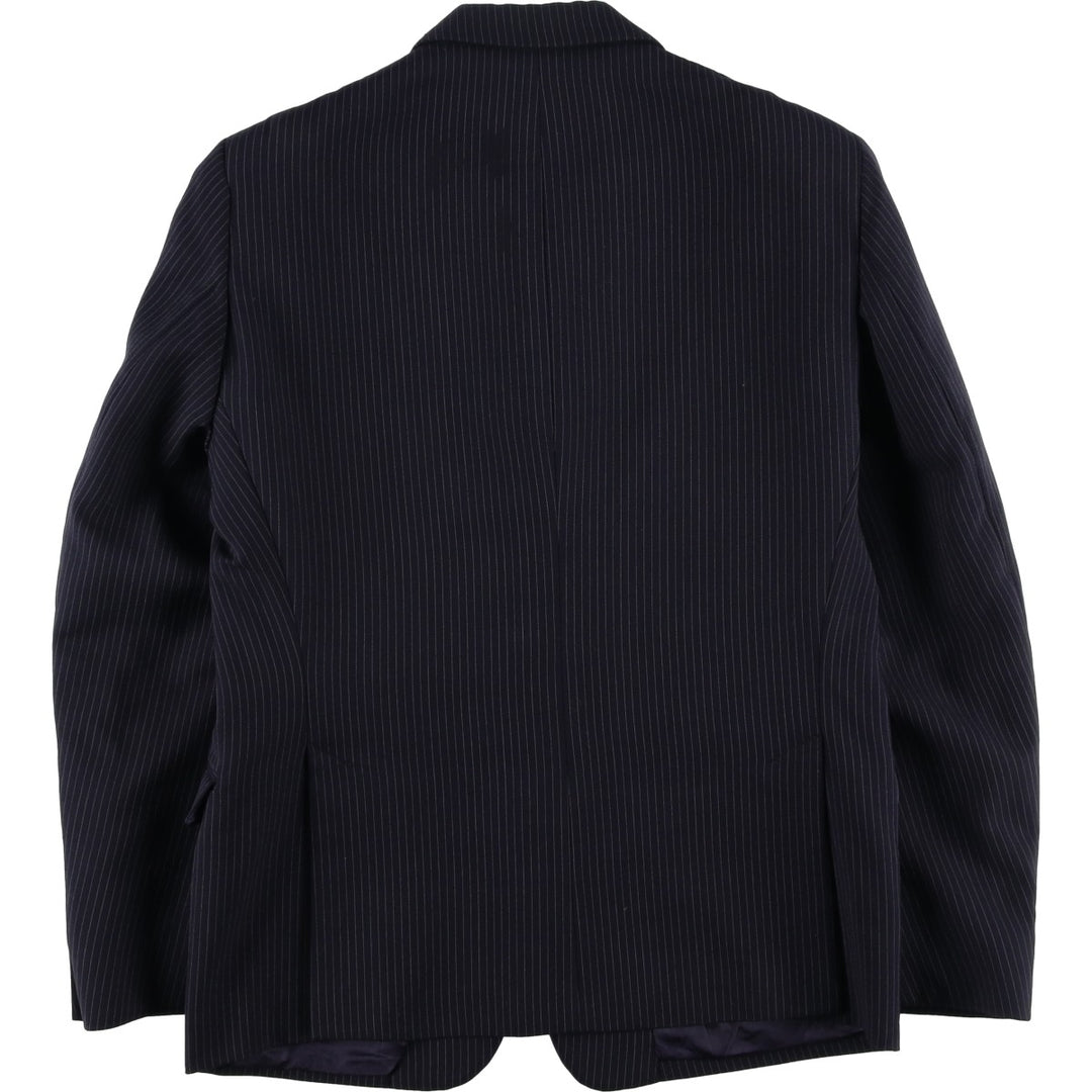 Pierre Cardin Stripe Pattern Tailored Jacket, Men's Size Small unclear navy blue type Vintage Second Hand