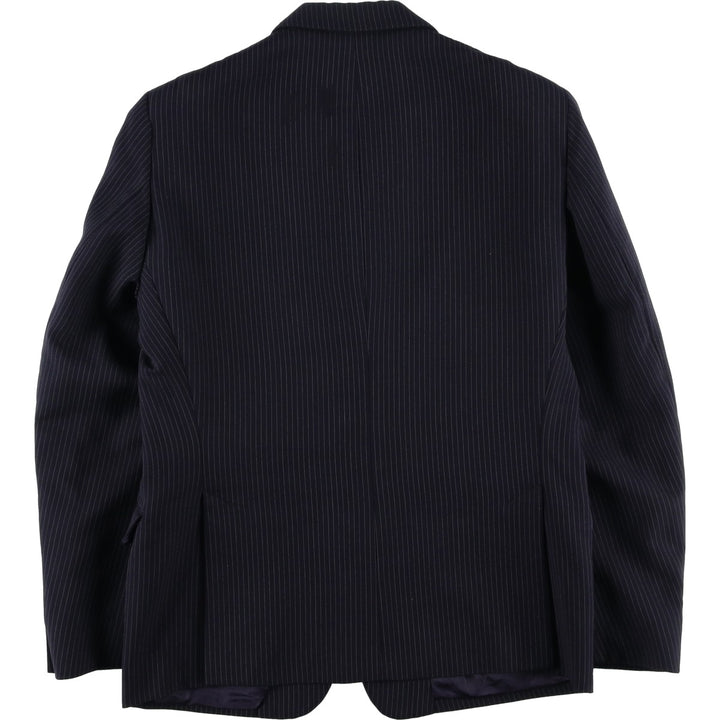 Pierre Cardin Stripe Pattern Tailored Jacket, Men's Size Small unclear navy blue type Vintage Second Hand