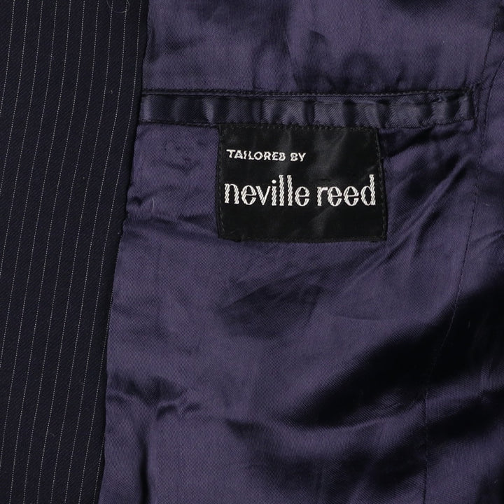 Pierre Cardin Stripe Pattern Tailored Jacket, Men's Size Small unclear navy blue type Vintage Second Hand