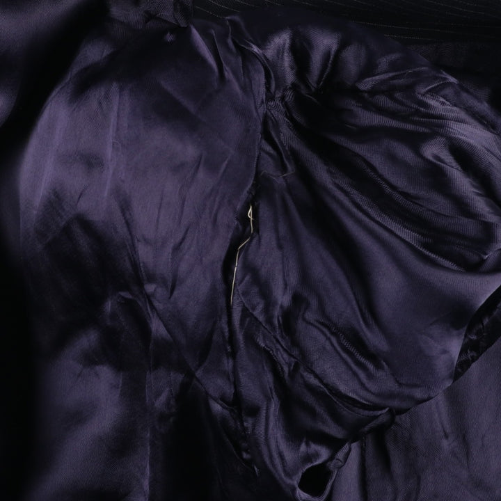 Pierre Cardin Stripe Pattern Tailored Jacket, Men's Size Small unclear navy blue type Vintage Second Hand