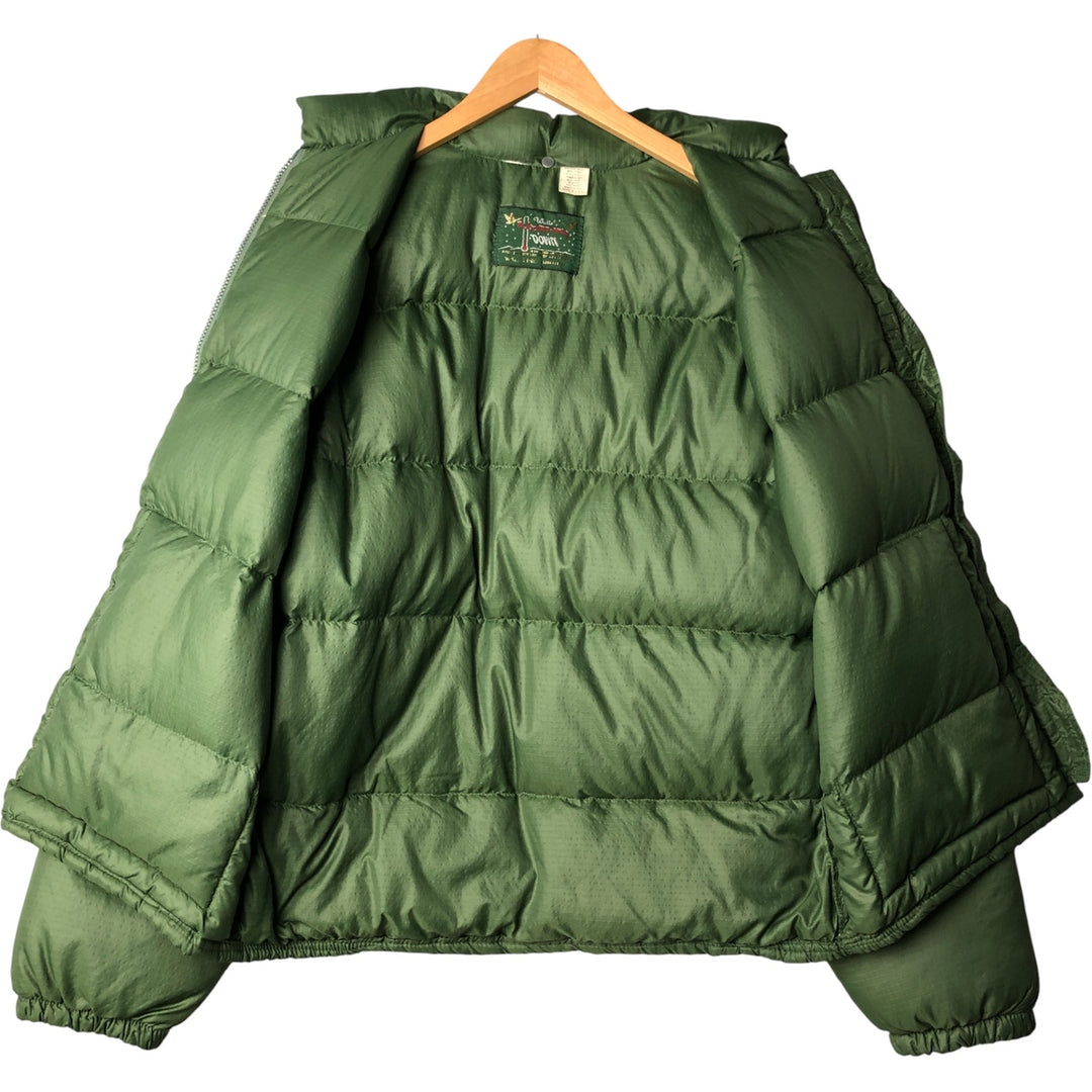 Vintage 1970'S Walls Blizzard-Plug Down Ripstop Down Jacket, Made in the USA, Men's Size L unclear green type Vintage Second Hand