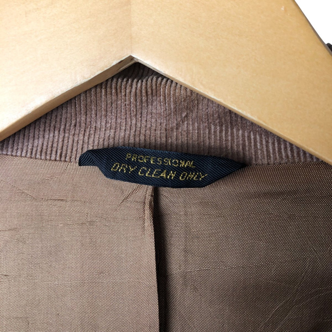 Vintage 70s-80'S Levi's PANATELA Corduroy Tailored Jacket, Men's Size Medium unclear brown type Vintage Second Hand